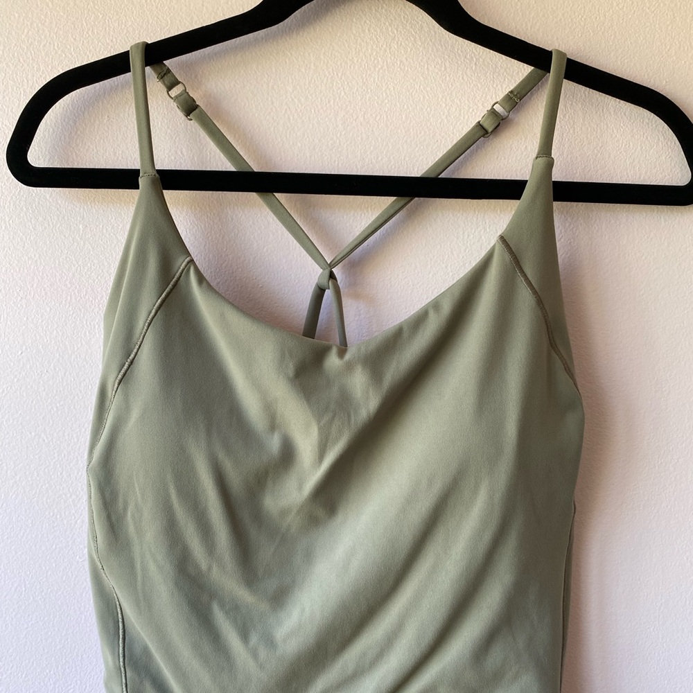 CALIA by Carrie Underwood Inspire Adjustable Strap Bodysuit, Large Gray - Picture 3 of 12